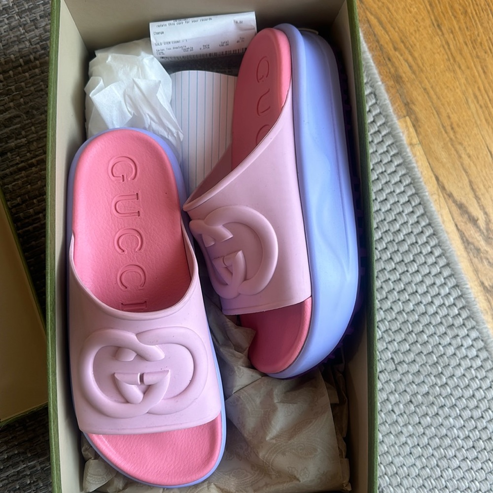Authentic Gucci slides